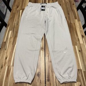 Brooklyn Nets Joggers Mens 3XLT Beige Nike Standard Issue Authentic NBA NWT